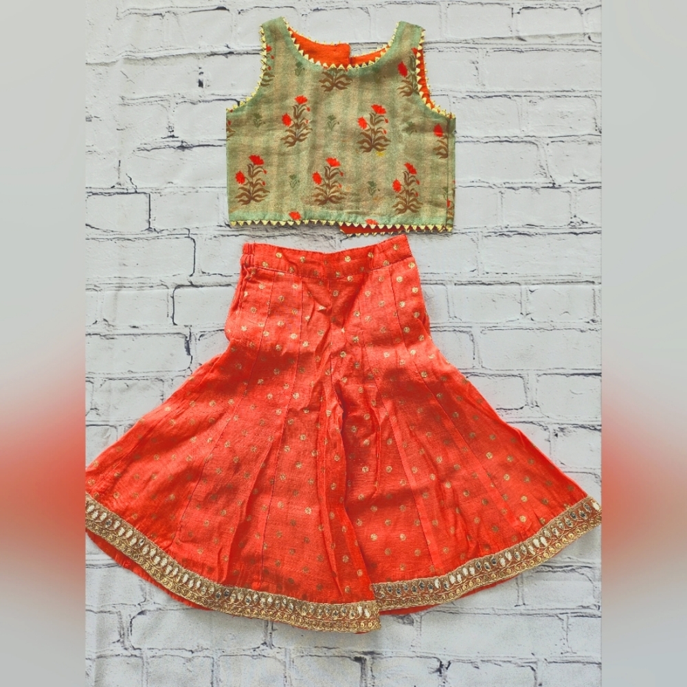 Indian toddler ethnic palazzo set
